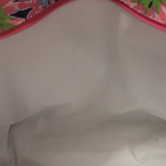 Lilly PULITZER Floral Pink Blue Waterproof Insulated Lunch Tote Bag Travel* - Picture 6 of 9